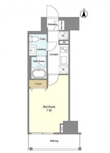東京都荒川区南千住2【マンション】の間取り