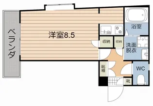 ヴィクトワール参番館【2階】の間取り