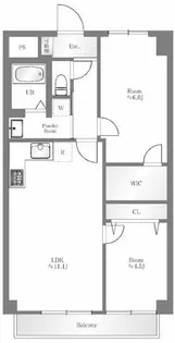 東京都台東区蔵前4【マンション】の間取り