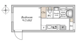 LIVEFLAT巣鴨【2階】の間取り