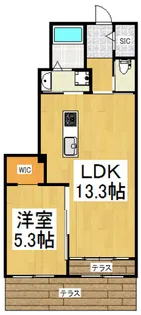 オリビエII【1階】の間取り