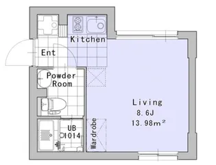 SOU大井町【4階】の間取り