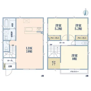 東京都西東京市柳沢3【一戸建】の間取り