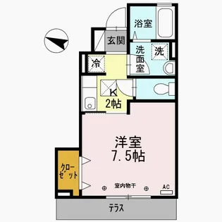 マリーネブラオ【2階】の間取り