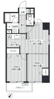 ロイヤル笹塚【4階】の間取り
