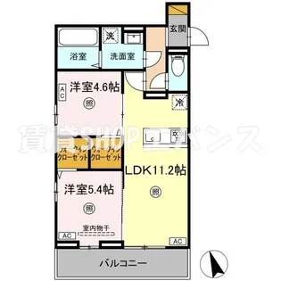 (仮称)前原東NTステージ【2階】の間取り