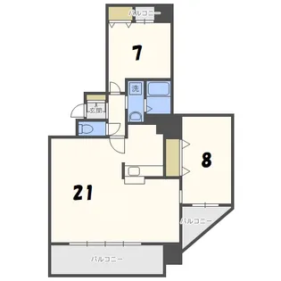 エッジウォーターテラス【13階】の間取り