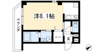 artisan北大路【2階】の間取り