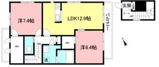 ベルピア【2階】の間取り