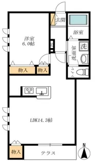 White Berry【1階】の間取り