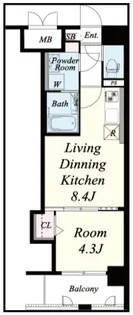 エルヴィータ駅南【9階】の間取り