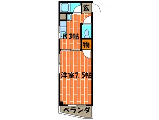 山下マンション【2階】の間取り