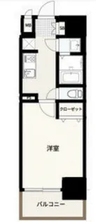 レオンヴァリエ大阪ベイシティ【8階】の間取り