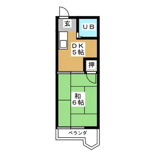 ビラ三秀中山【4階】の間取り