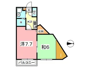 トムキャット102【3階】の間取り