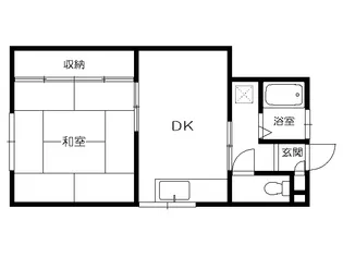 ラ・ネージュ篠田【1階】の間取り