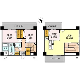 FLAIR NO.5の間取り