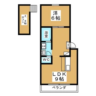 Varia山の寺【2階】の間取り