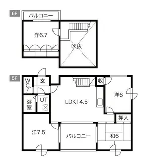カーサジオの間取り