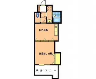 ウエストキャッスル館【2階】の間取り