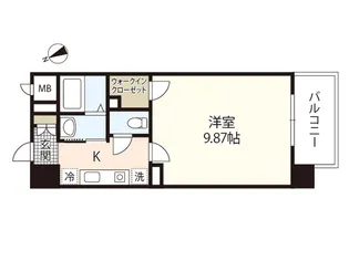 第18友建ビル【2階】の間取り