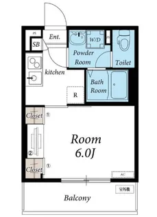 リブリ・プリマコート【2階】の間取り