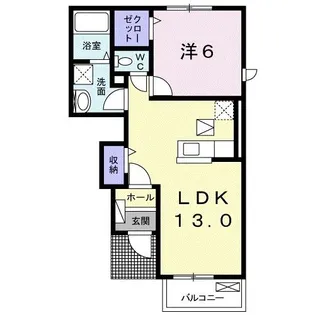 プリマヴェーラ I【1階】の間取り