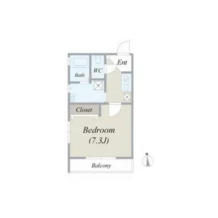 サニーハイツ【4階】の間取り