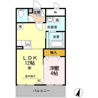 PLACE72【2階】の間取り