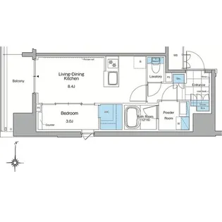 ルフォンプログレ赤羽マークス【10階】の間取り