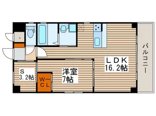 エスワンコート瑞穂【5階】の間取り