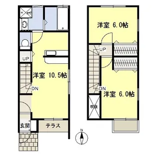 フェアリーハイツM【1階】の間取り