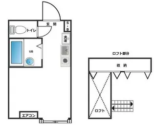 メゾンオランジュ【2階】の間取り