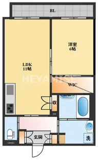 エルズコート【5階】の間取り