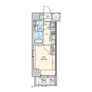 ロアール横浜南弐番館【9階】の間取り