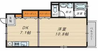 セラフィーメゾン東香里園【1階】の間取り