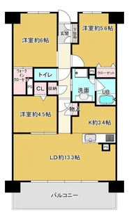 ポレスター中仙道テラス【8階】の間取り