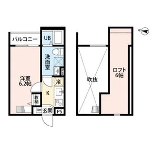 CHERRY BERRY(チェリーベリー)【2階】の間取り