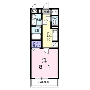 ブレーメンハウス【1階】の間取り
