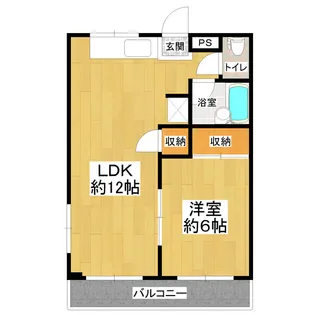 プルニエハイツ【2階】の間取り