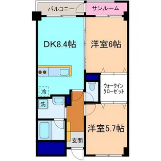 ジョルナーレ泉本町【2階】の間取り