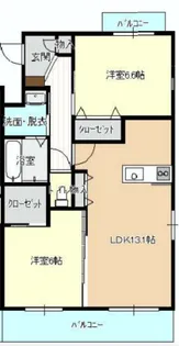 Leucadia【3階】の間取り