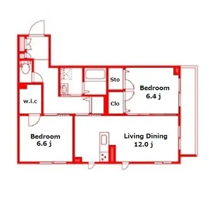 プログレス新鶴見【2階】の間取り