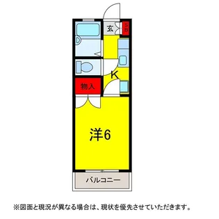 第一わらびハイツ【2階】の間取り