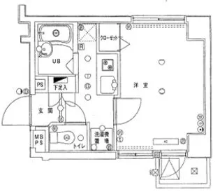 エスコート両国【2階】の間取り