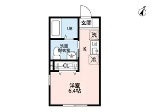 クレイス町田【1階】の間取り