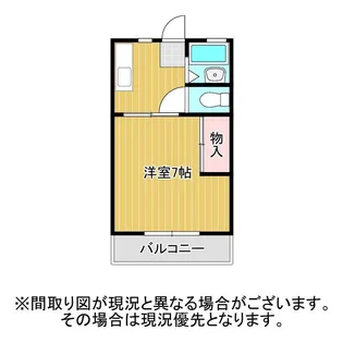 コーポサンライズ【2階】の間取り