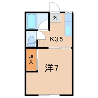 リーベンスハイムA棟【2階】の間取り