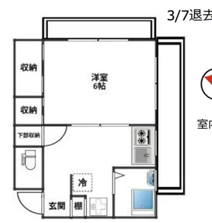 鈴木ビル【2階】の間取り