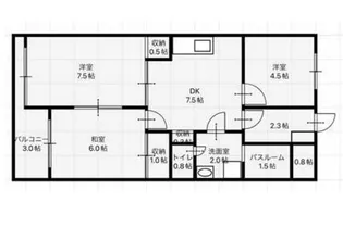 ラローメ【2階】の間取り